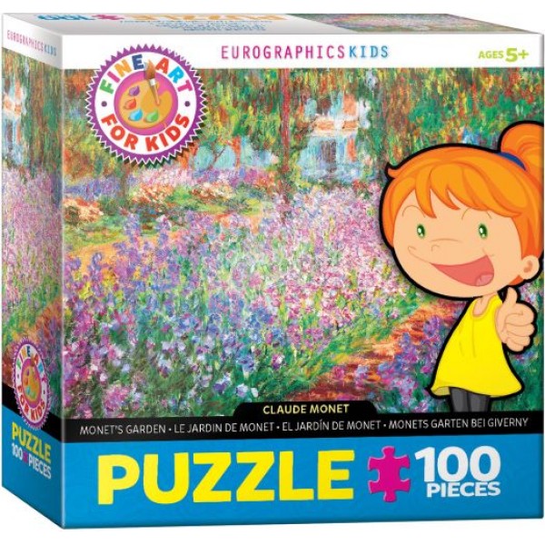 Fine Art for kids, Ogród, Claude Monet ,100el.(Puzzle XXL) - Sklep Art Puzzle